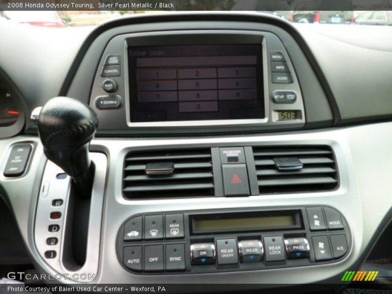 Silver Pearl Metallic / Black 2008 Honda Odyssey Touring