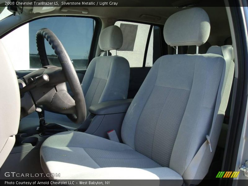 Silverstone Metallic / Light Gray 2008 Chevrolet TrailBlazer LS