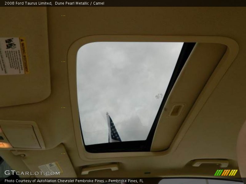 Dune Pearl Metallic / Camel 2008 Ford Taurus Limited