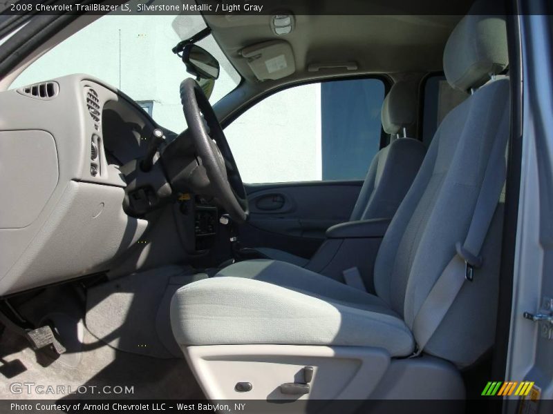Silverstone Metallic / Light Gray 2008 Chevrolet TrailBlazer LS
