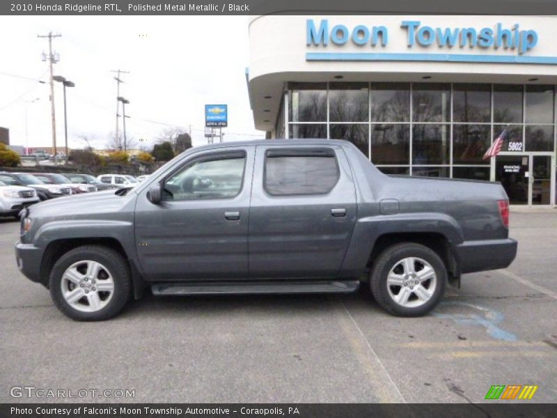 Polished Metal Metallic / Black 2010 Honda Ridgeline RTL