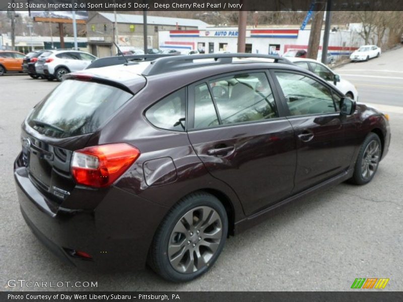 Deep Cherry Red Pearl / Ivory 2013 Subaru Impreza 2.0i Sport Limited 5 Door