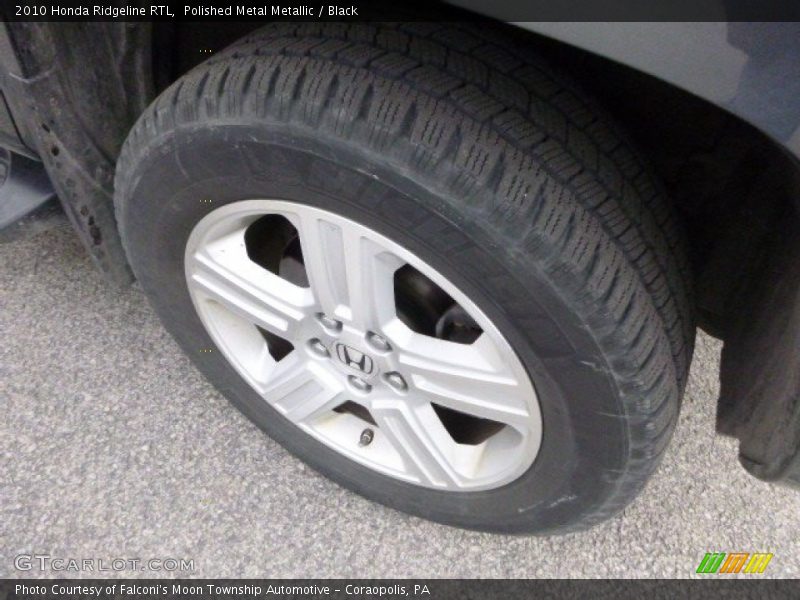 Polished Metal Metallic / Black 2010 Honda Ridgeline RTL