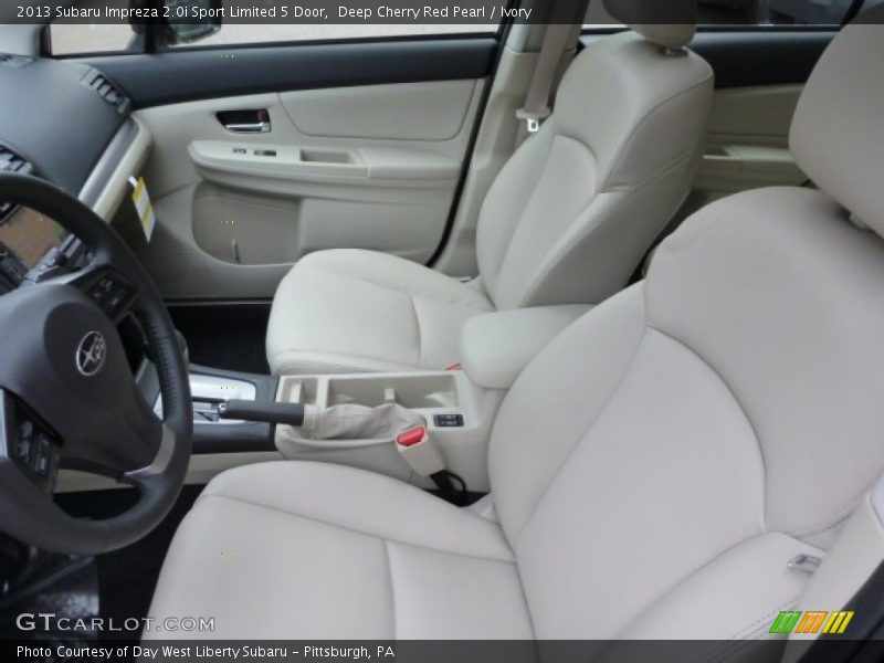 Deep Cherry Red Pearl / Ivory 2013 Subaru Impreza 2.0i Sport Limited 5 Door
