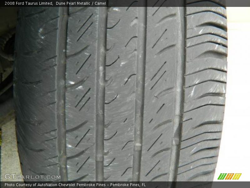 Dune Pearl Metallic / Camel 2008 Ford Taurus Limited