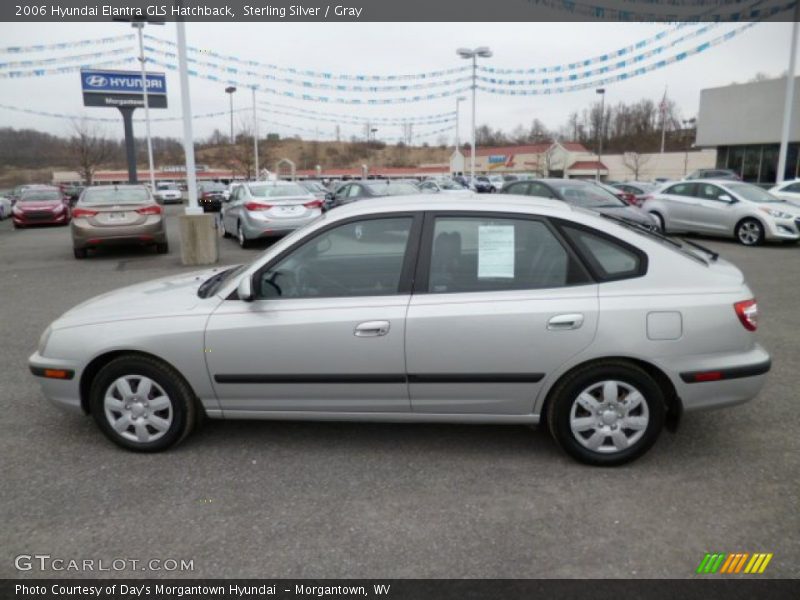 Sterling Silver / Gray 2006 Hyundai Elantra GLS Hatchback