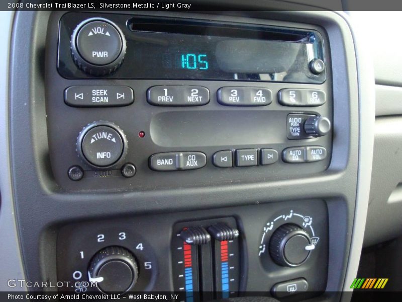 Silverstone Metallic / Light Gray 2008 Chevrolet TrailBlazer LS