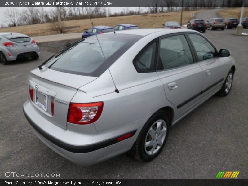 Sterling Silver / Gray 2006 Hyundai Elantra GLS Hatchback