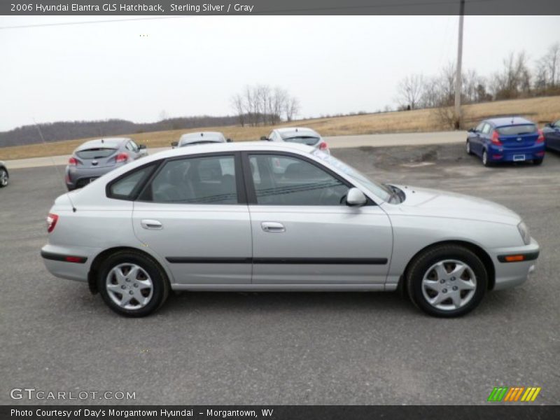 Sterling Silver / Gray 2006 Hyundai Elantra GLS Hatchback