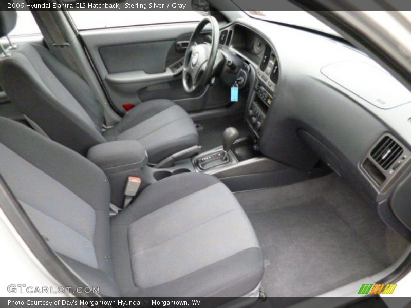 Sterling Silver / Gray 2006 Hyundai Elantra GLS Hatchback