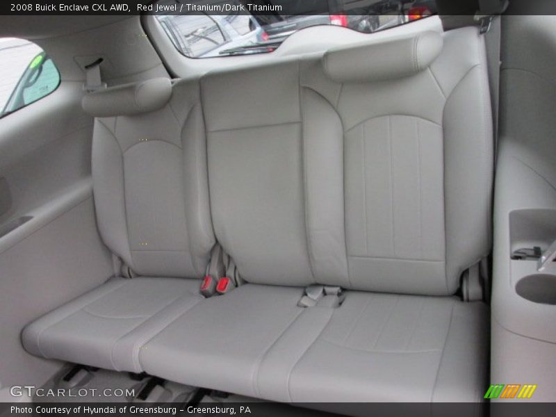 Red Jewel / Titanium/Dark Titanium 2008 Buick Enclave CXL AWD