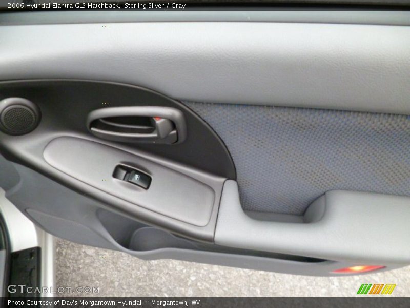 Sterling Silver / Gray 2006 Hyundai Elantra GLS Hatchback