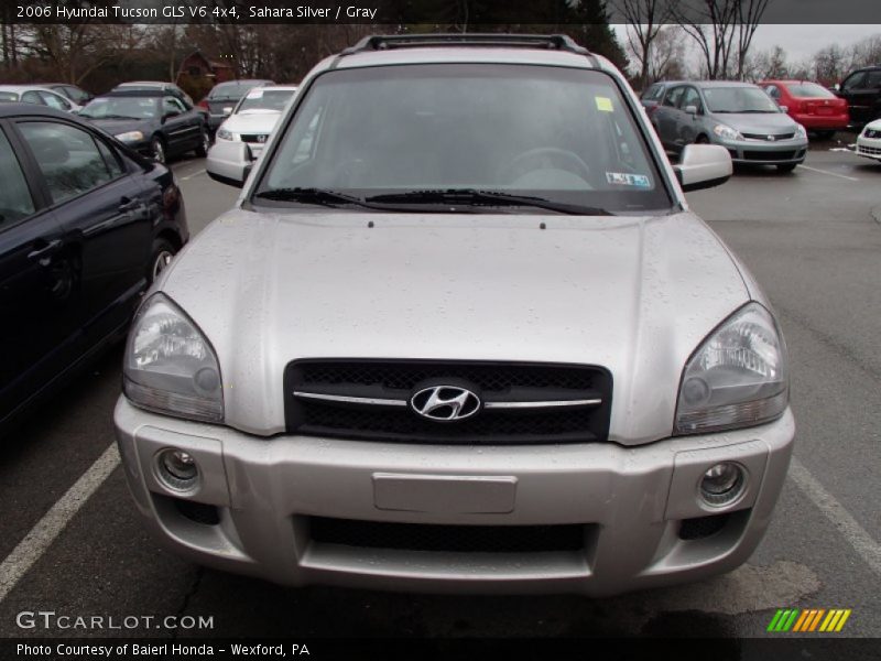 Sahara Silver / Gray 2006 Hyundai Tucson GLS V6 4x4