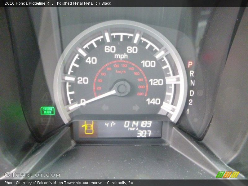 Polished Metal Metallic / Black 2010 Honda Ridgeline RTL