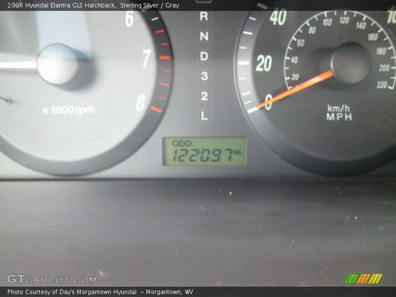 Sterling Silver / Gray 2006 Hyundai Elantra GLS Hatchback