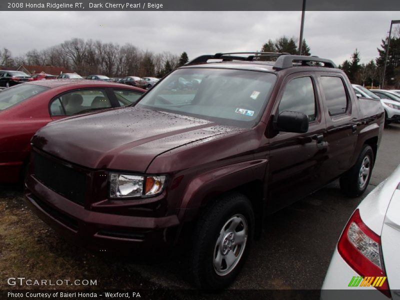 Dark Cherry Pearl / Beige 2008 Honda Ridgeline RT