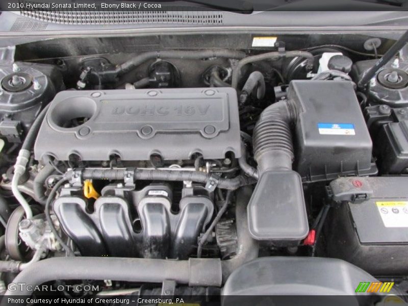 Ebony Black / Cocoa 2010 Hyundai Sonata Limited