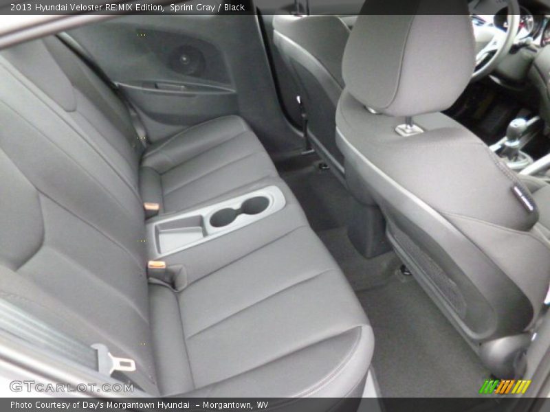 Rear Seat of 2013 Veloster RE:MIX Edition