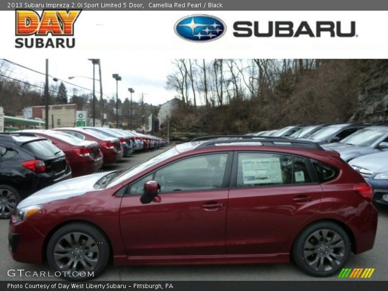 Camellia Red Pearl / Black 2013 Subaru Impreza 2.0i Sport Limited 5 Door