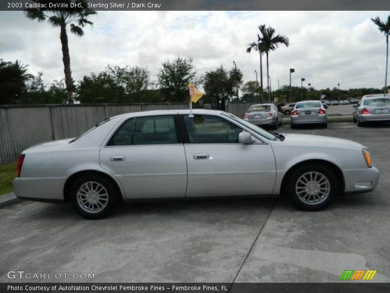 Sterling Silver / Dark Gray 2003 Cadillac DeVille DHS