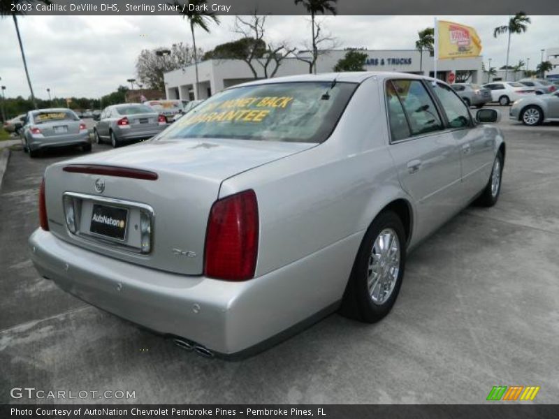 Sterling Silver / Dark Gray 2003 Cadillac DeVille DHS