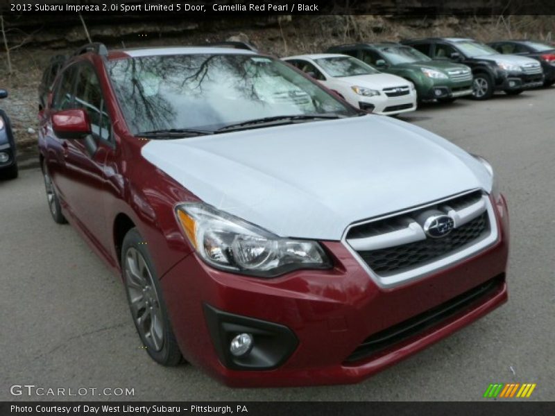 Camellia Red Pearl / Black 2013 Subaru Impreza 2.0i Sport Limited 5 Door