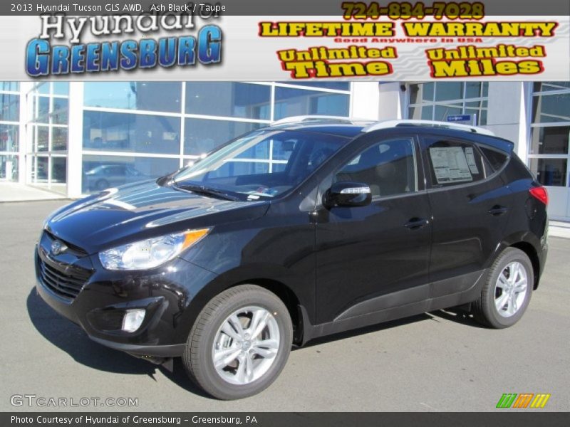 Ash Black / Taupe 2013 Hyundai Tucson GLS AWD