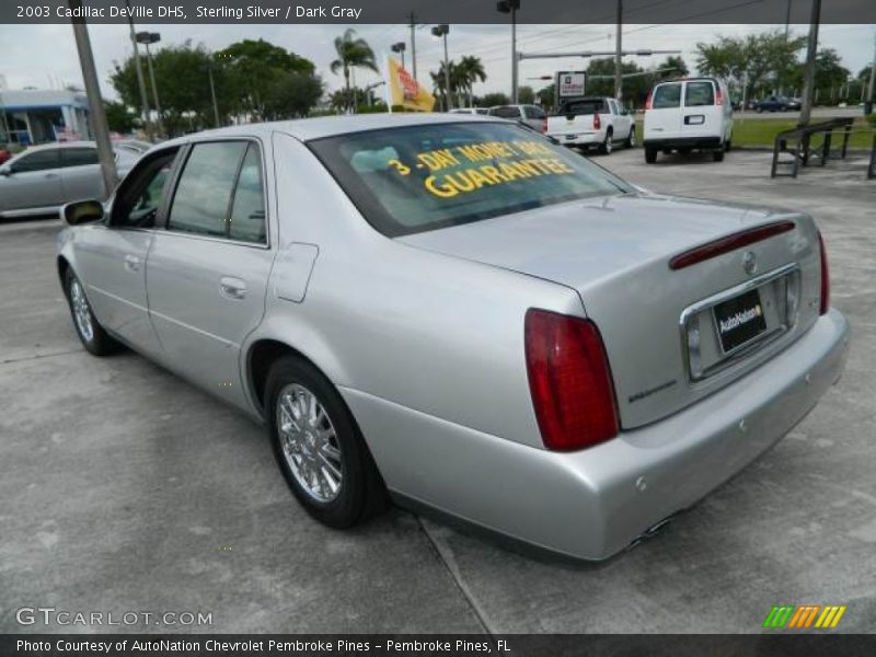 Sterling Silver / Dark Gray 2003 Cadillac DeVille DHS