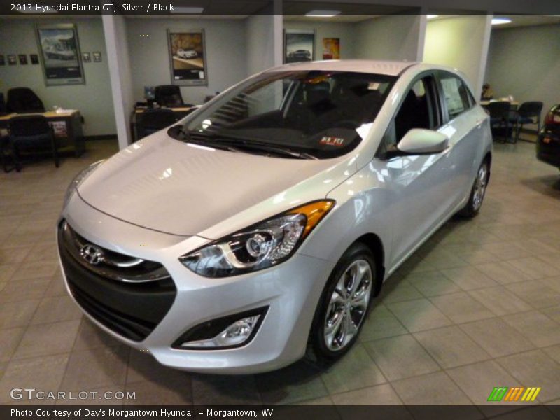 Silver / Black 2013 Hyundai Elantra GT