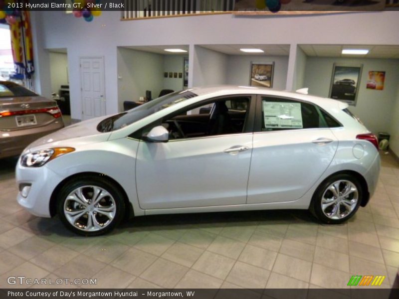 Silver / Black 2013 Hyundai Elantra GT