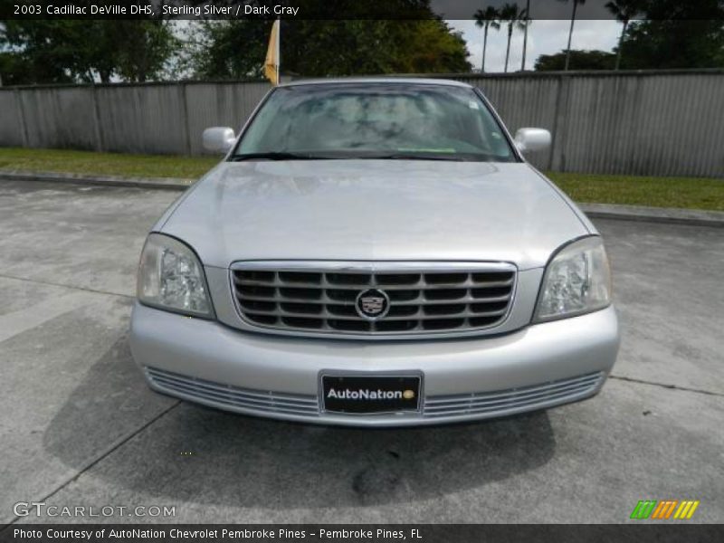 Sterling Silver / Dark Gray 2003 Cadillac DeVille DHS