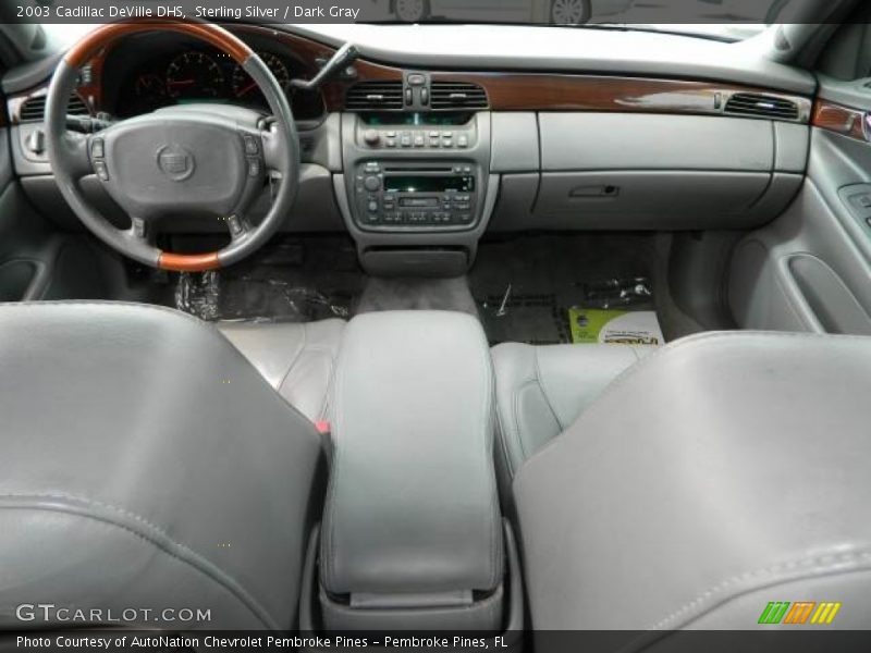 Sterling Silver / Dark Gray 2003 Cadillac DeVille DHS