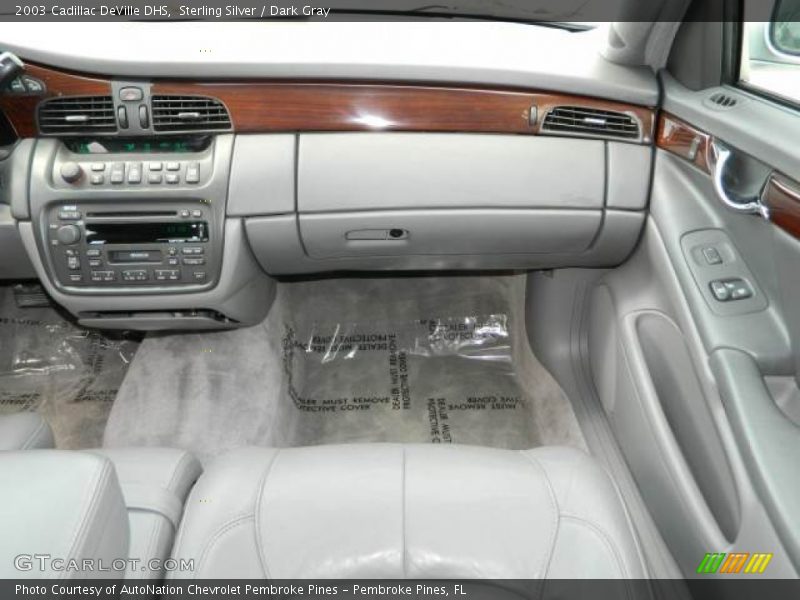Sterling Silver / Dark Gray 2003 Cadillac DeVille DHS
