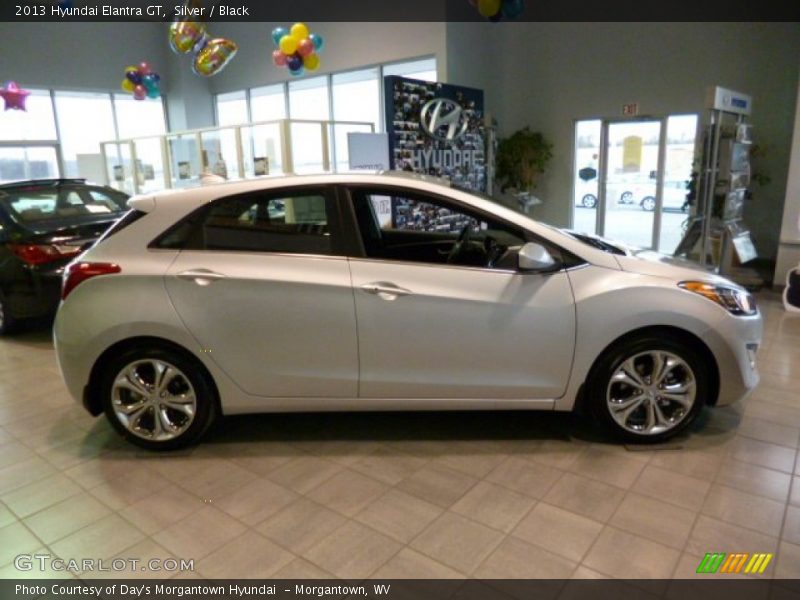 Silver / Black 2013 Hyundai Elantra GT