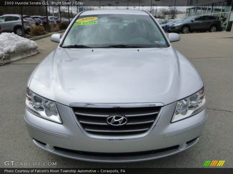 Bright Silver / Gray 2009 Hyundai Sonata GLS