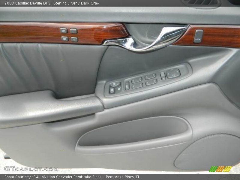 Sterling Silver / Dark Gray 2003 Cadillac DeVille DHS