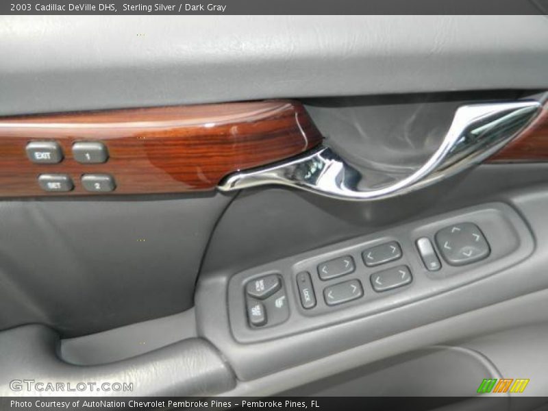 Sterling Silver / Dark Gray 2003 Cadillac DeVille DHS