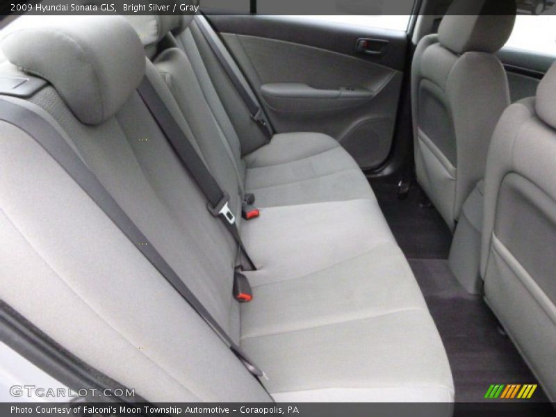 Bright Silver / Gray 2009 Hyundai Sonata GLS