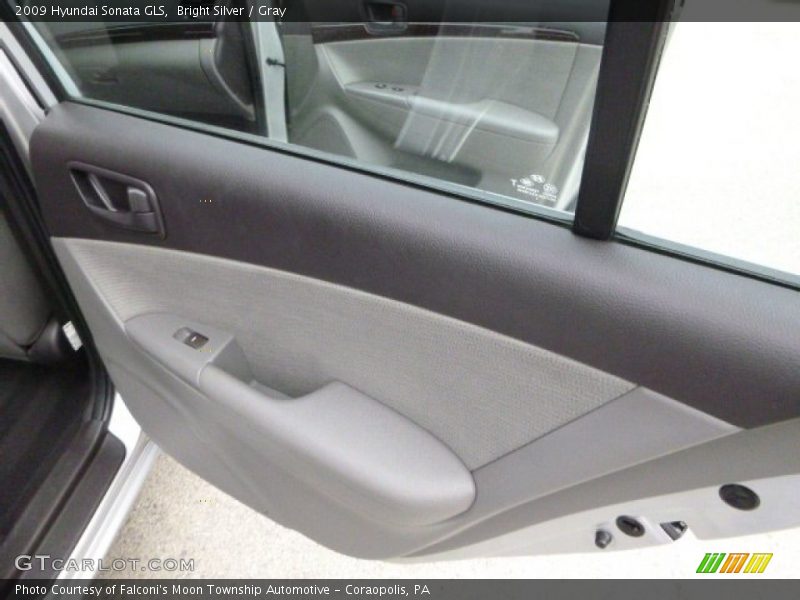 Bright Silver / Gray 2009 Hyundai Sonata GLS