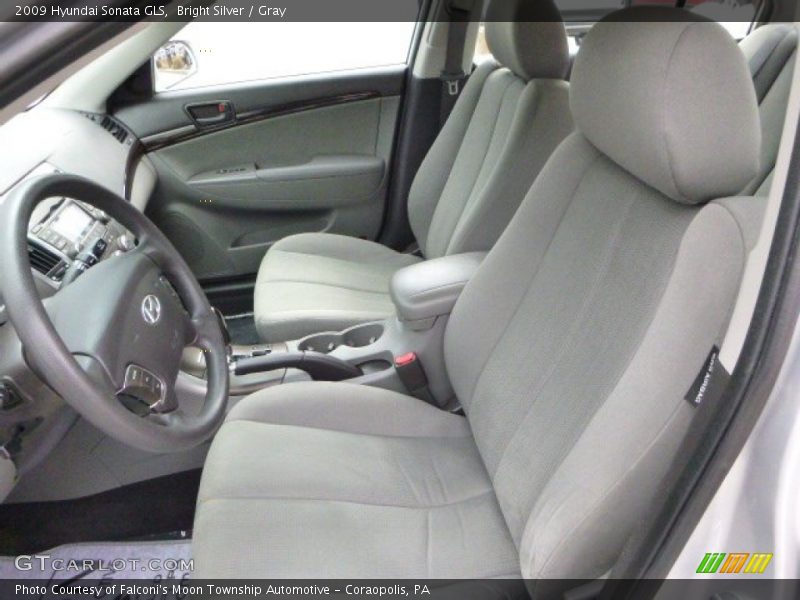 Bright Silver / Gray 2009 Hyundai Sonata GLS