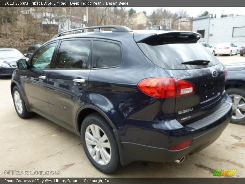 Deep Indigo Pearl / Desert Beige 2013 Subaru Tribeca 3.6R Limited