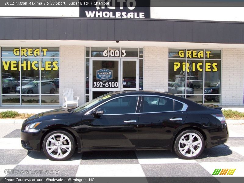 Super Black / Charcoal 2012 Nissan Maxima 3.5 SV Sport