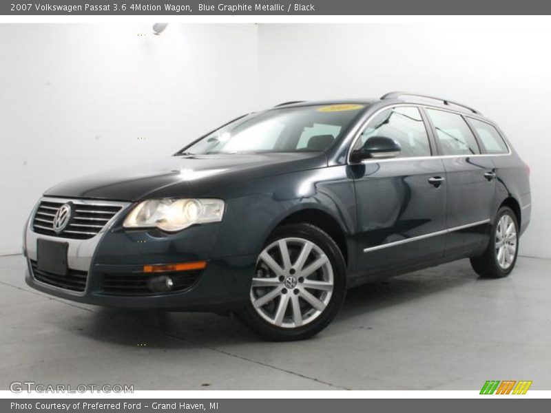 Blue Graphite Metallic / Black 2007 Volkswagen Passat 3.6 4Motion Wagon