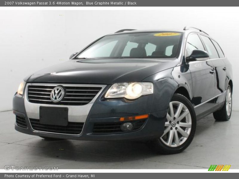 Blue Graphite Metallic / Black 2007 Volkswagen Passat 3.6 4Motion Wagon