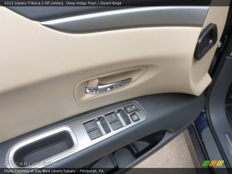 Deep Indigo Pearl / Desert Beige 2013 Subaru Tribeca 3.6R Limited