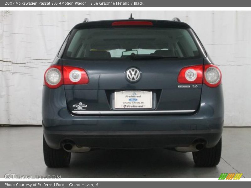 Blue Graphite Metallic / Black 2007 Volkswagen Passat 3.6 4Motion Wagon