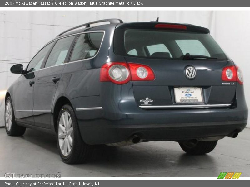 Blue Graphite Metallic / Black 2007 Volkswagen Passat 3.6 4Motion Wagon