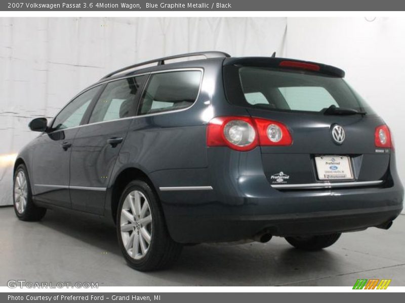 Blue Graphite Metallic / Black 2007 Volkswagen Passat 3.6 4Motion Wagon