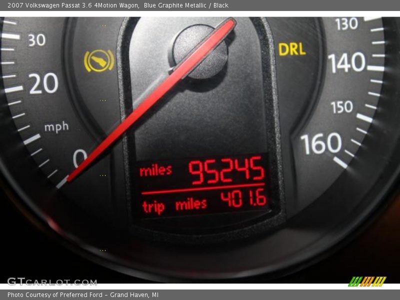 Blue Graphite Metallic / Black 2007 Volkswagen Passat 3.6 4Motion Wagon