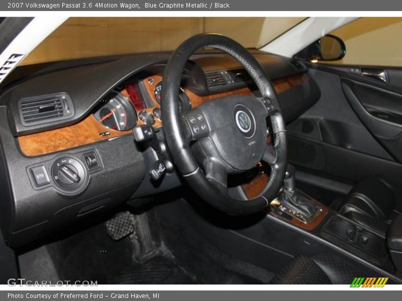 Blue Graphite Metallic / Black 2007 Volkswagen Passat 3.6 4Motion Wagon